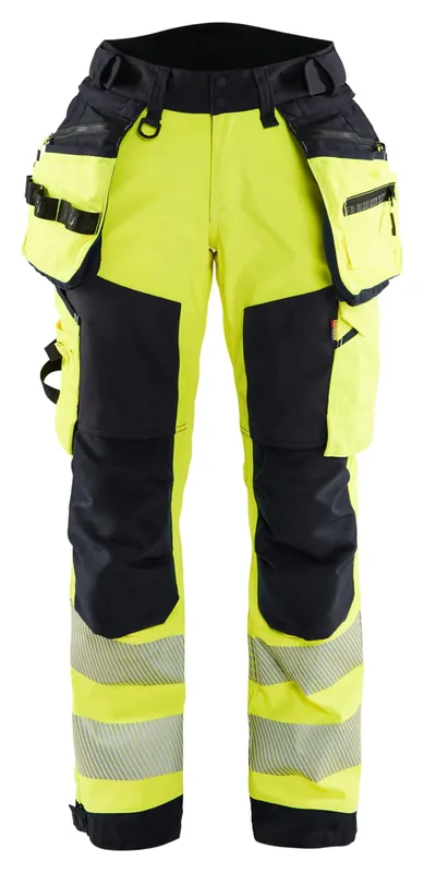 Blakläder Damen High Vis Softshellhose 7118 gelb/schwarz Größe: 25 Neu Im Sortiment