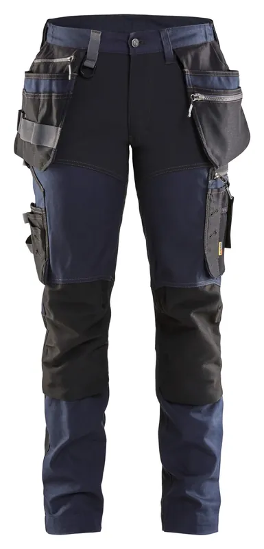 Top-Angebot Blakläder Damen Handwerker Bundhose 7115 dunkel marineblau/schwarz Größe: 25