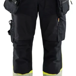 Sonderaktion Blakläder Damen High Vis Softshellhose 7114 schwarz/gelb Größe: 25