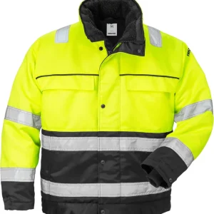 Ausverkauf FRISTADS HighVis Winterj.Kl.3,444PP Warnschutz-gelb/schwarz Größe: XXL