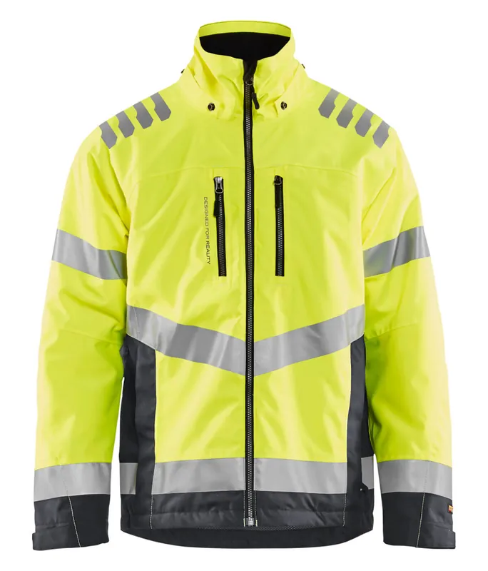 Schneller Versand Blakläder High Vis Winterjacke Kl.3 High Vis gelb/mittelgrau Größe: 3XL