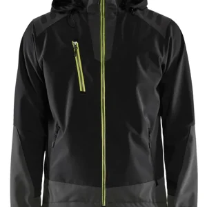 Sonderaktion Blakläder Softshell Jacke 4749 schwarz/gelb Größe: 3XL