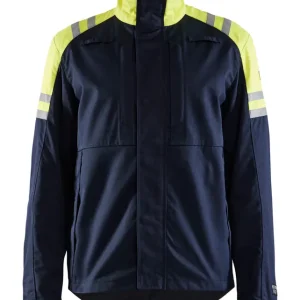 Wochenendangebot Blakläder Arbeitsjacke Inhärent 4505 marineblau/HighVis gelb Größe: 3XL