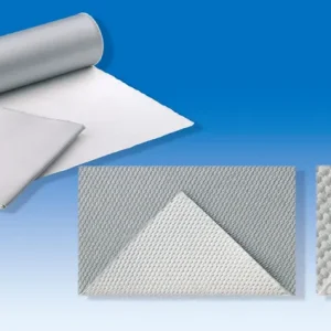 JUTEC Hitzeschutzgewebe Leinwand, B: 1000 mm, bis 600°C, 1000 g/m², beidseitig Alufix Must-Have