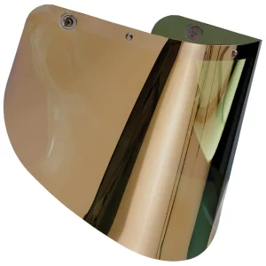 Knallerangebot JUTEC Weitwinkelscheibe, Polycarbonat, goldbedampft, grün