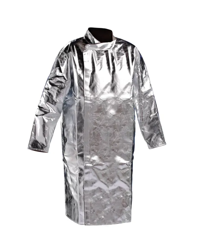 Sale JUTEC Hitzeschutzmantel Preox-Aramid Alu, 400 g/m², Gr. 56, Klettverschluss, L: 1300 mm Größe: 70