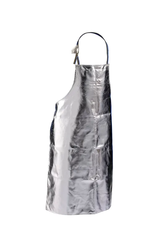 JUTEC Hitzeschutz-Latzschürze Aramid aluminisiert 500 g/m², Halsbandverstellung Top-Seller