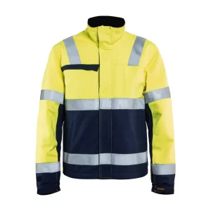 Schneller Versand Blakläder Multinorm Winterjacke 4069 gelb/marineblau Größe: 3XL