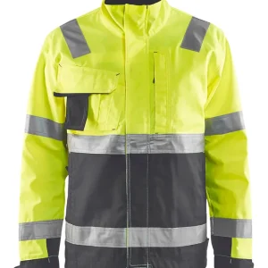 Bestseller Blakläder High Vis Jacke Klasse 3 4064 gelb/mittelgrau  Größe: 3XL