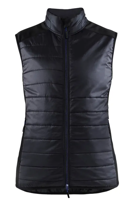 Sofort Bestellen Blakläder Damen Weste 3864 warm gefüttert schw/dunkel marineblau Größe: 3XL