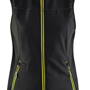 Top-Preis Blakläder Damen Softshell Weste schwarz/gelb Größe: 3XL