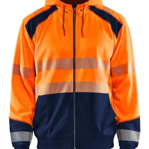 Bestpreis Blakläder High Vis Kapuzensweater High Vis orange/marineblau Größe: 3XL