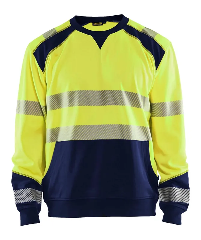 Beliebt Blakläder High Vis Sweatshirt High Vis gelb/marineblau Größe: 3XL