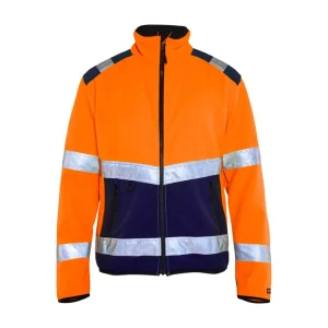 Top-Seller Blakläder High Vis Softshell Jacke 4877 orange/marineblau Größe: 3XL