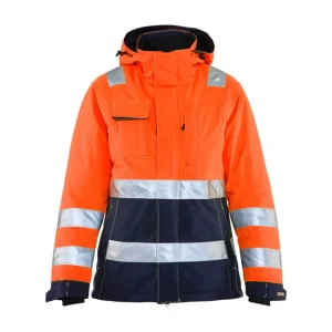 Blakläder Damen High Vis Winterjacke 4872 orange/marineblau Größe: 3XL Online Kaufen