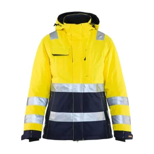 Sofort Bestellen Blakläder Damen High Vis Winterjacke 4872 gelb/marineblau Größe: 3XL