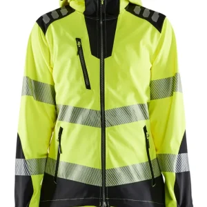Blakläder Damen HighVis Softshelljacke 4791 HighVis gelb/schwarz Größe: 3XL Angebot