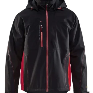 Ausverkauf Blakläder Shell Jacke schwarz/rot Größe: 3XL