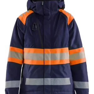 Blakläder Damen HighVis Winterjacke Kl.1 marineblau/orange Größe: 3XL Markenware