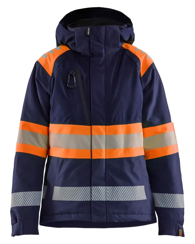 Blakläder Damen HighVis Winterjacke Kl.1 marineblau/orange Größe: 3XL Markenware