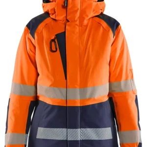 Blakläder Damen HighVis Winterj.Kl.2 HighVis orange/marineblau Größe: 3XL Neue Ware