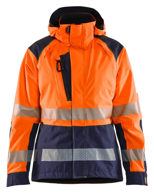 Blakläder Damen HighVis Shellj.4436 HighVis orange/marineblau Größe: 3XL Top-Angebot