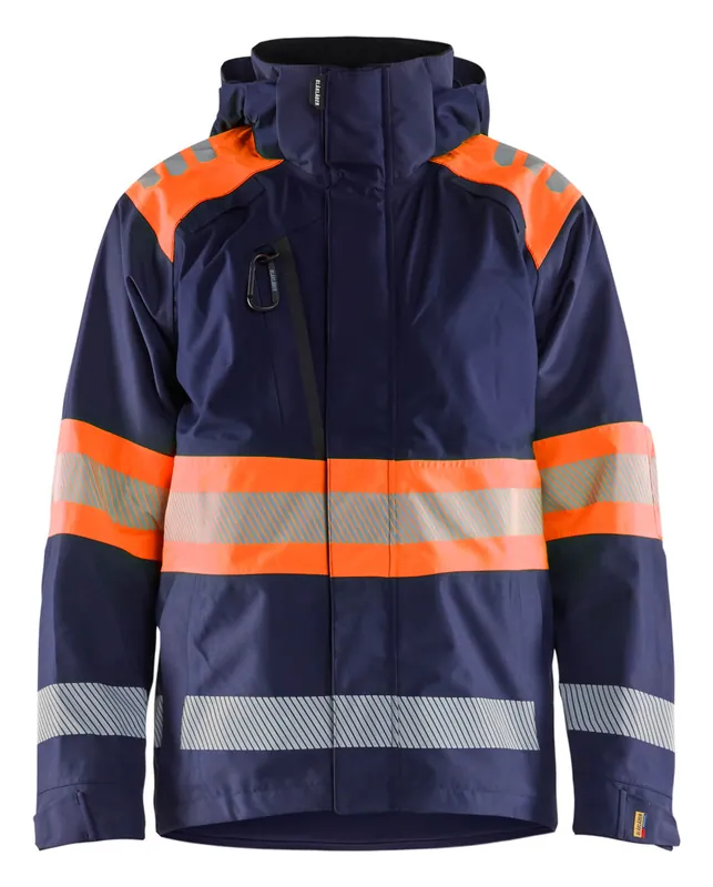 Beliebt Blakläder High Vis Shelljacke 4420 Kl.1 marineblau/orange Größe: 3XL
