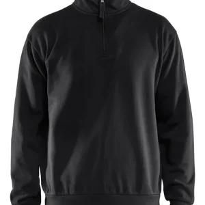 Super-Preis Blakläder Sweatshirt 3587 mit Half-zip schwarz  Größe: 3XL