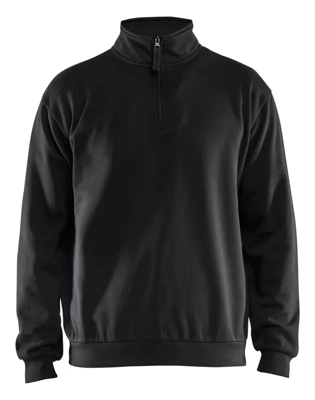 Super-Preis Blakläder Sweatshirt 3587 mit Half-zip schwarz Größe: 3XL