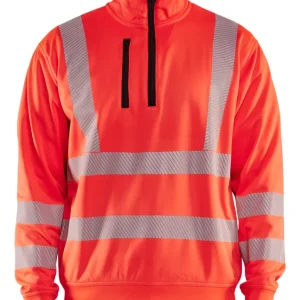 Aktuell Blakläder High Vis Sweatshirt 3564 Half-zip rot Größe: 3XL