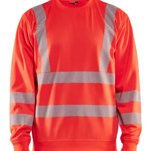 Wochenendangebot Blakläder High Vis Sweatshirt 3562 rot Größe: 3XL