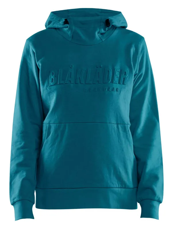 Blakläder Damen Kapuzensweater 3560 3D aquamarin Größe: 3XL Letzte Chance