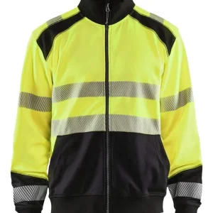 Top-Preis Blakläder High Vis Sweatshirt, Reißverschluss High Vis gelb Größe: 3XL
