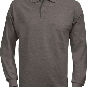 Angebot FRISTADS Acode Poloshirt Langarm 1722 PIQ dunkelgrau Größe: L