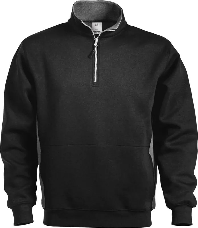 Aktuell FRISTADS Acode Zipper-Sweatshirt 1705 DF schwarz Größe: L
