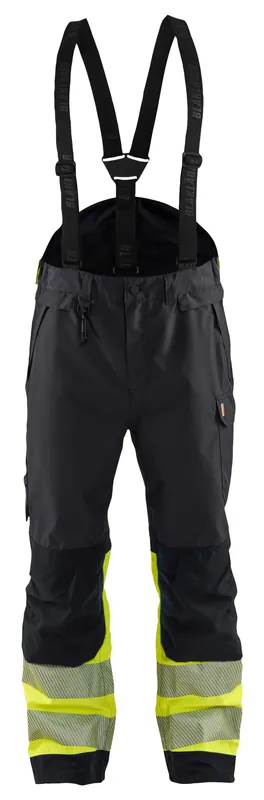 Super-Preis Blakläder HighVis Shell Bundhose 1877 Kl.1 extra kurz schwarz/gelb  Größe: 3XLS