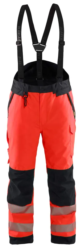 Top-Preis Blakläder High Vis Winterhose 1875 extra kurz High Vis rot/schwarz Größe: 3XLS