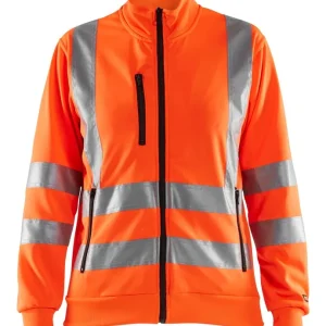 Schneller Versand Blakläder Damen High Vis Sweatshirt orange Größe: 3XL
