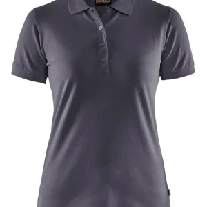 Super-Preis Blakläder Damen Polo Shirt mittelgrau Größe: 3XL