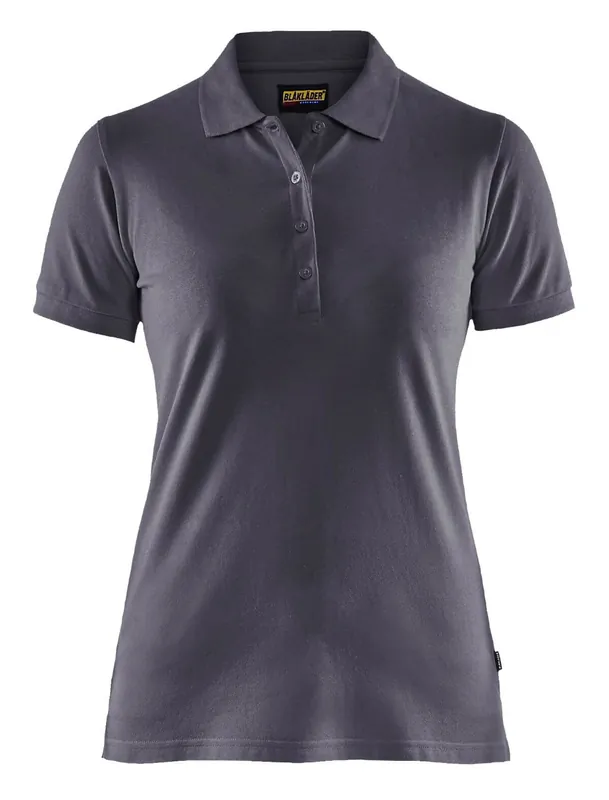 Super-Preis Blakläder Damen Polo Shirt mittelgrau Größe: 3XL