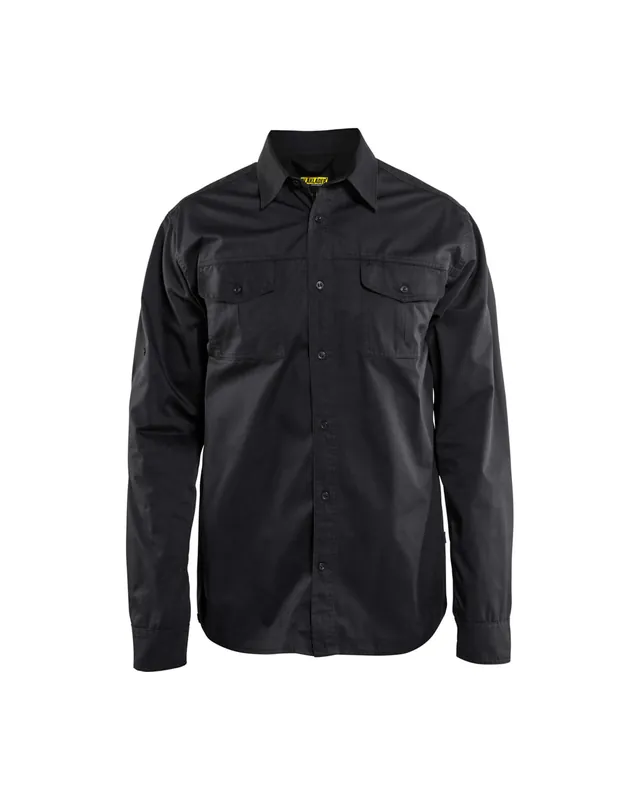 Ausverkauf Blakläder Langarmhemd 3298 schwarz Größe: 3XL
