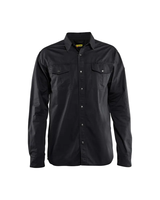Blakläder Baumwollhemd 3297 schwarz Größe: 3XL Neue Kollektion