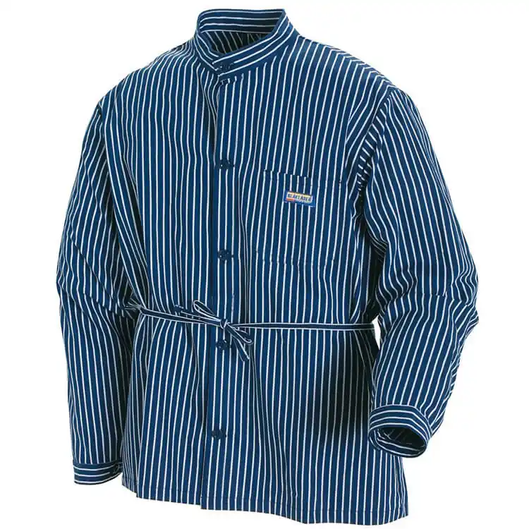Zertifiziert Blakläder Zimmermannshemd 3250 marineblau/weiß Größe: 2XL