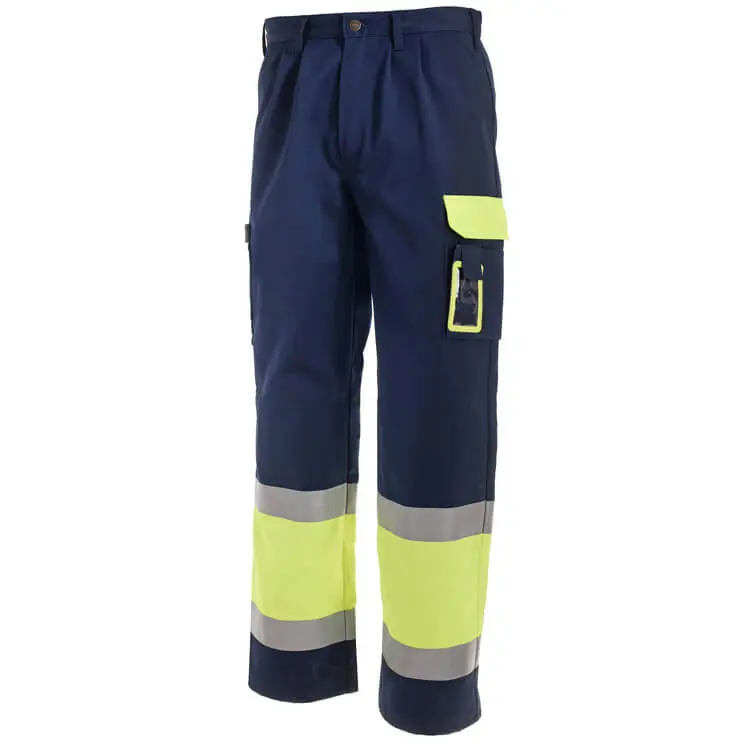 Top-Angebot Blakläder High VIS Bundhose 1584 gelb/marineblau