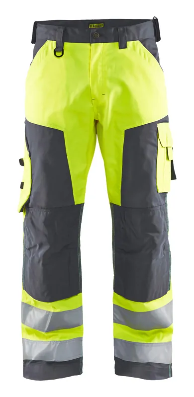 Beliebt Blakläder HighVis Bundhose 1566 ohne Nageltaschen HighVis gelb/mittelgrau