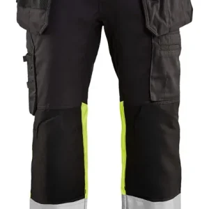 Zertifiziert Blakläder High Vis Bundhose mit Stretch schwarz/gelb