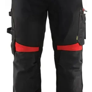 Sonderangebot Blakläder Handwerker Bundhose ohne Nageltaschen schwarz/rot