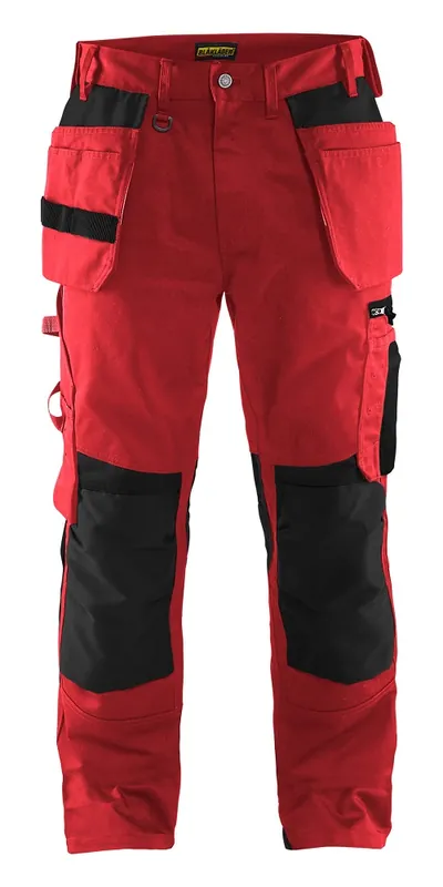 Solange Der Vorrat Reicht Blakläder Handwerker Bundhose rot/schwarz
