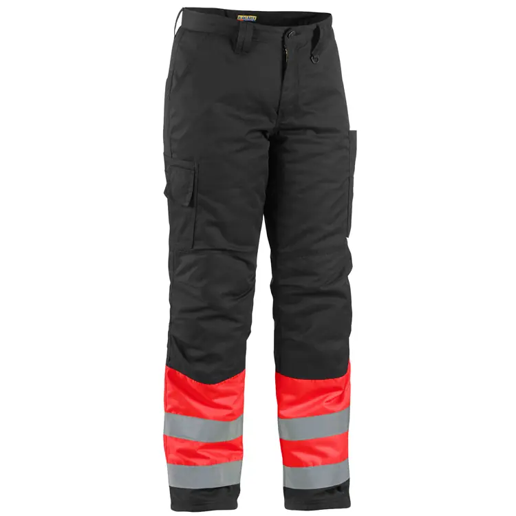 Bestpreis Blakläder Bundhose Winter High VIS 1862 rot/schwarz