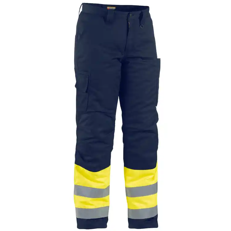 Ausverkauf Blakläder Bundhose Winter High VIS 1862 gelb/marineblau